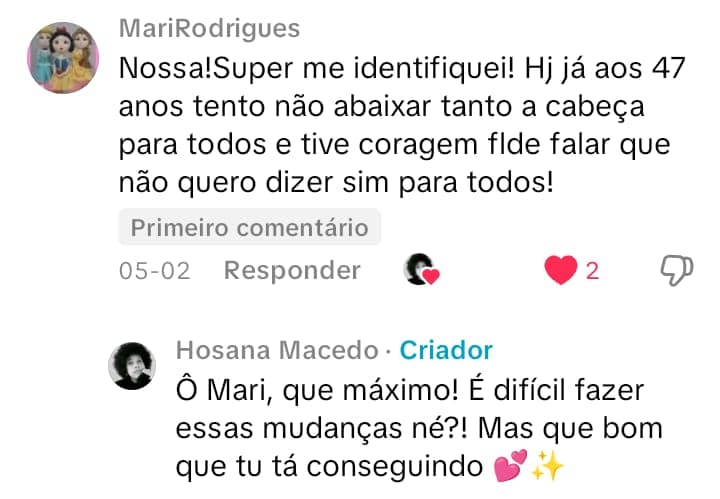 Depoimento de cliente